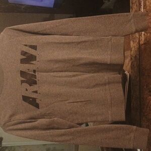 Armani Sweatshirt Armani Exchange Gray And Black Sweatshirt Size Extra Small